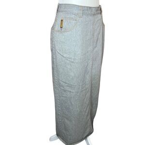 ✨ Vintage ✨ Giorgio Armani  jeans midi skirt size S/4